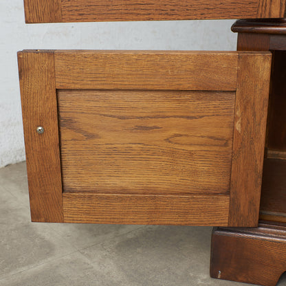[67403][WOOD BROS]Old Charm Oak Bookcase