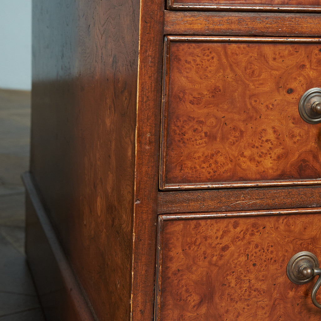 British classic walnut double-sided desk #81874