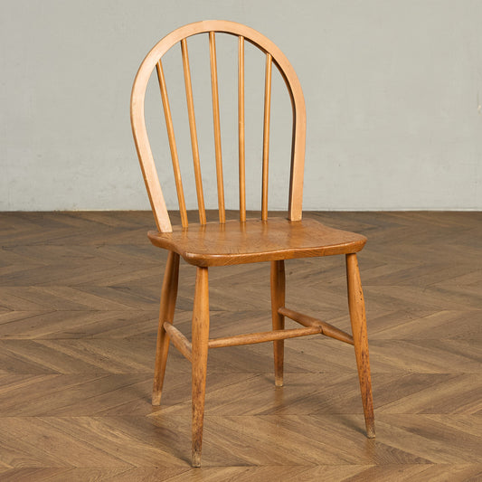 5本 スポーク バイオリン座面 ストレートレッグ フープバックチェア