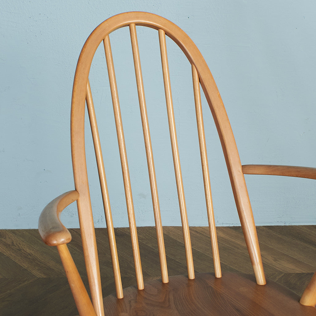 [67476][アーコール ERCOL]ヴィンテージ クエーカーロッキングチェア / ブルーラベル