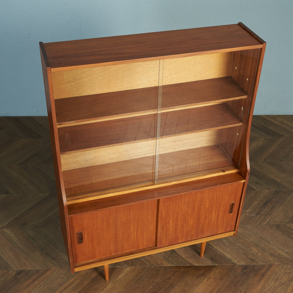 British Vintage Glass Cabinet #80383