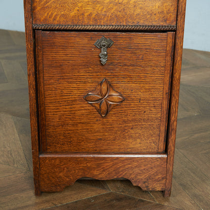 英国クラシック オーク材 マガジンラック #84620