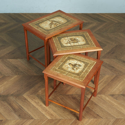 Denmark TOFTEN Tile Top Nesting Table #79360