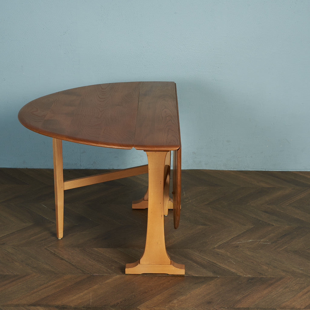 アーコール ERCOL オーバル型 ゲートレッグバタフライテーブル / ブルーラベル #80456