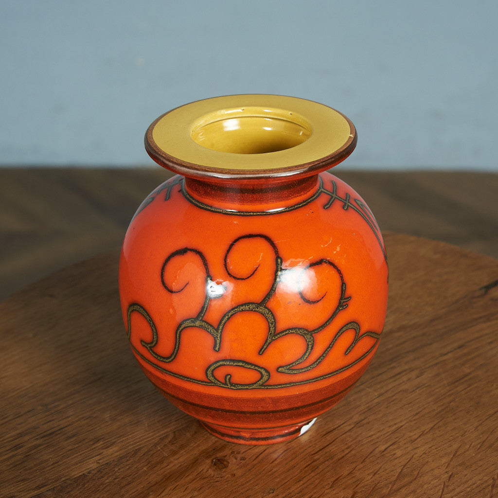 German Art Pottery フラワーベース #81911