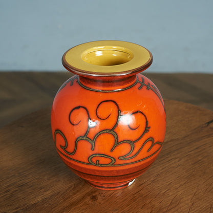German Art Pottery フラワーベース #81911