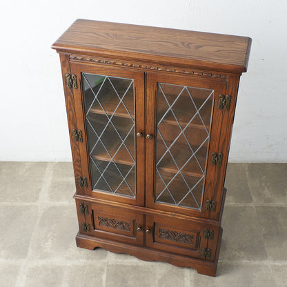 [67403][WOOD BROS]Old Charm Oak Bookcase