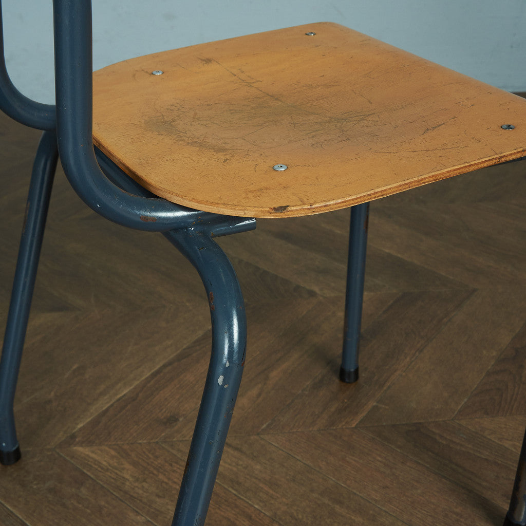 Lecluyse la toupie vintage school chair #74884