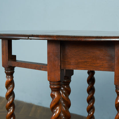 Antique British Drop Leaf Gateleg Table #80313