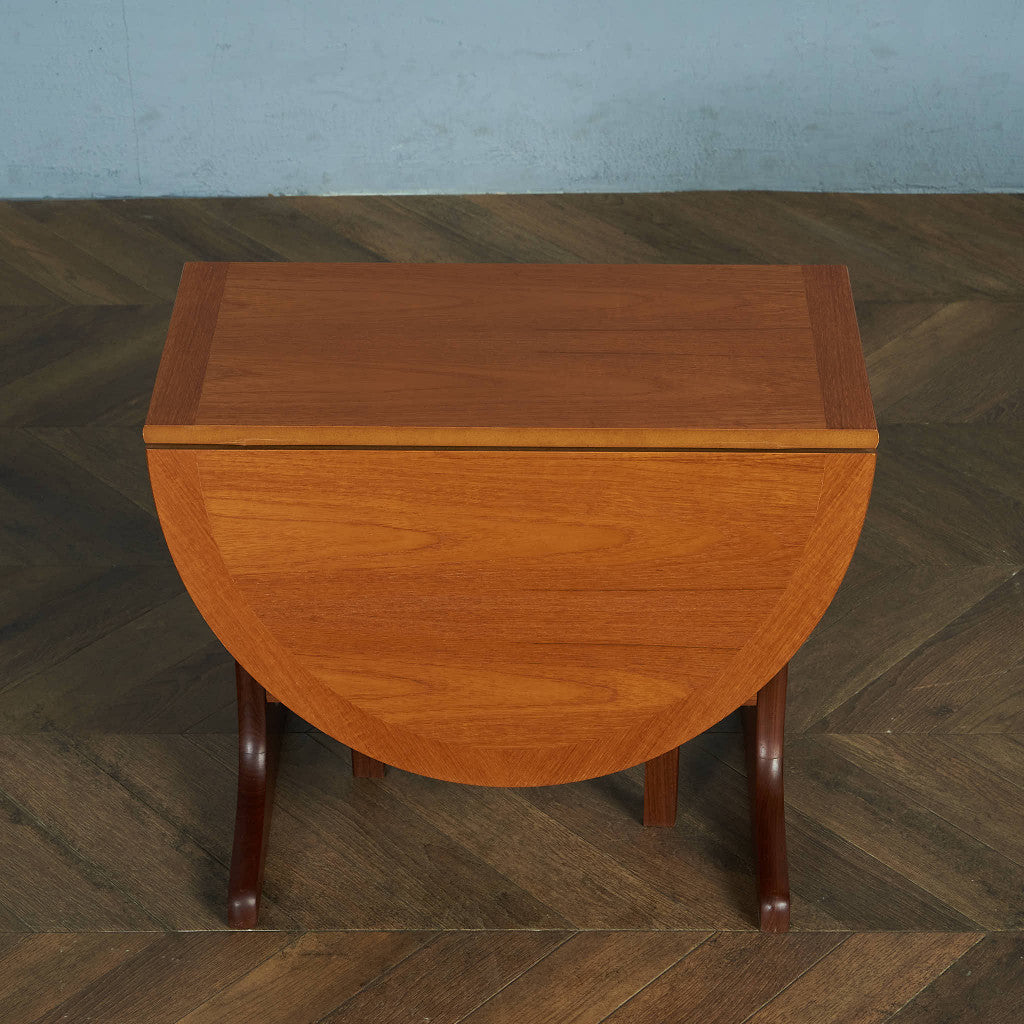 パーカーノール Parker Knoll 英国ヴィンテージ ドロップリーフ ゲートレッグコーヒーテーブル / センターテーブル #84623