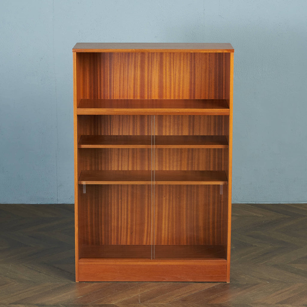 British vintage glass cabinet/bookshelf #83641