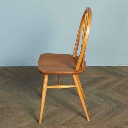 ERCOL Vintage 4-Spoke Hoop Back Chair / Round Gold Label #78669