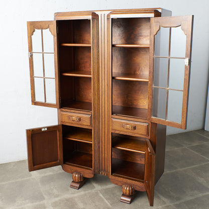 [67250] British classic Art Deco style bookcase