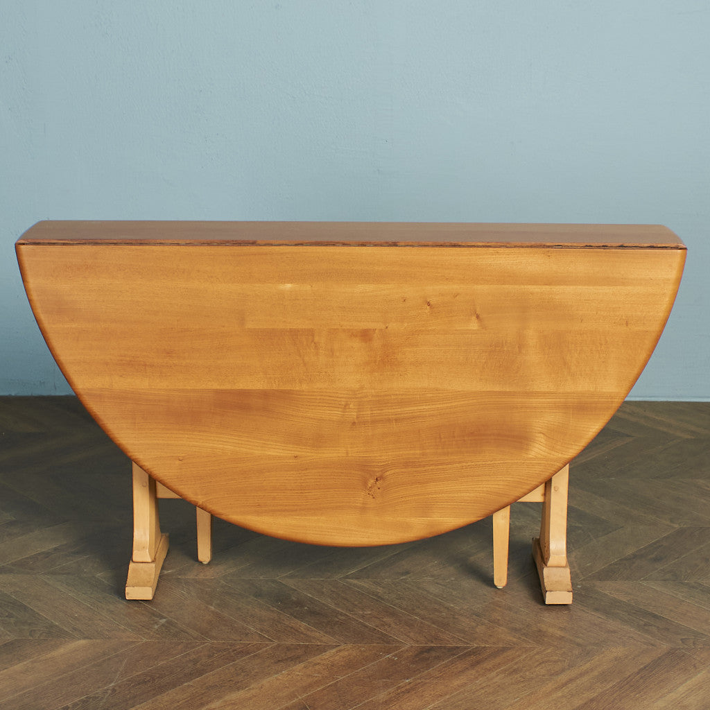 ERCOL Oval Gate Leg Butterfly Table / Repainted Top #75941