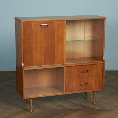 British Vintage Glass Cabinet #80440