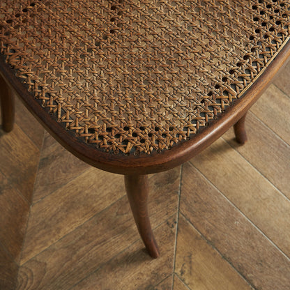 Antique British rattan side chair #81788