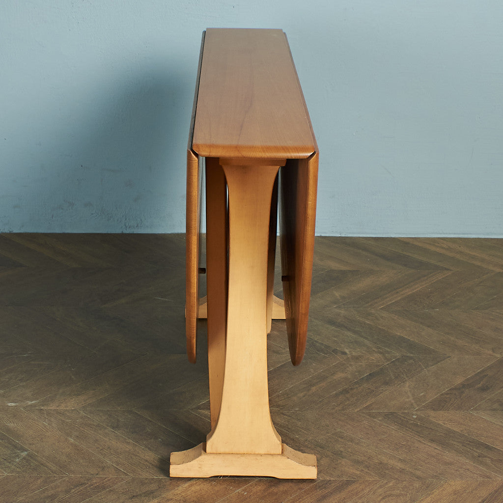 ERCOL Oval Gate Leg Butterfly Table / Repainted Top #75941