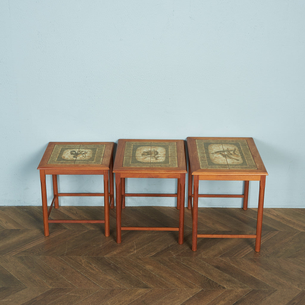 Denmark TOFTEN Tile Top Nesting Table #79360