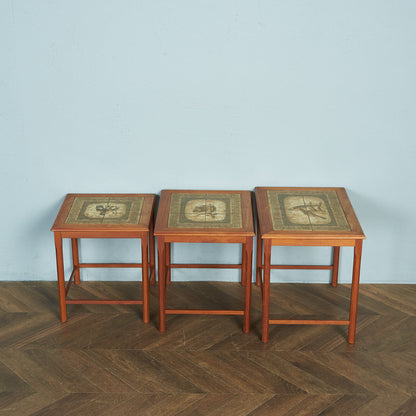 Denmark TOFTEN Tile Top Nesting Table #79360