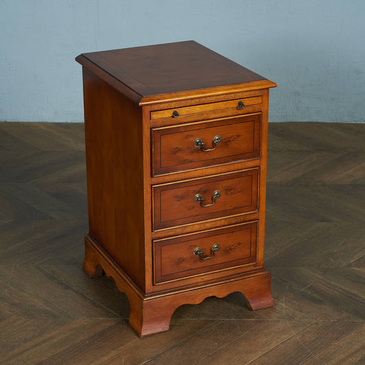 Bradley Yew Side Chest with Sliding Top #84696