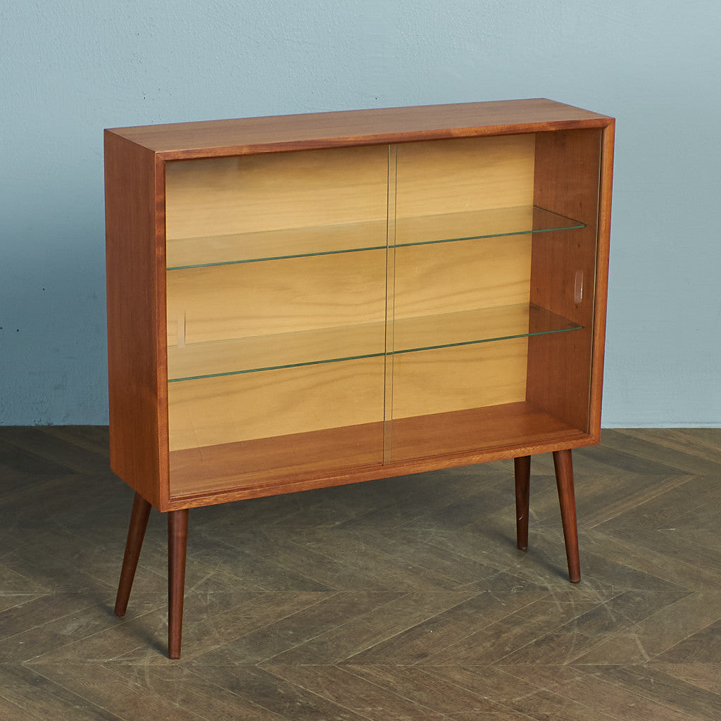 British vintage glass bookcase #77370