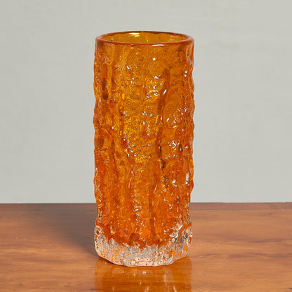 ホワイトフライアーズ・グラス Whitefriars Glass Textured Range Bark ヴィンテージ フラワーベース 9690 #85330