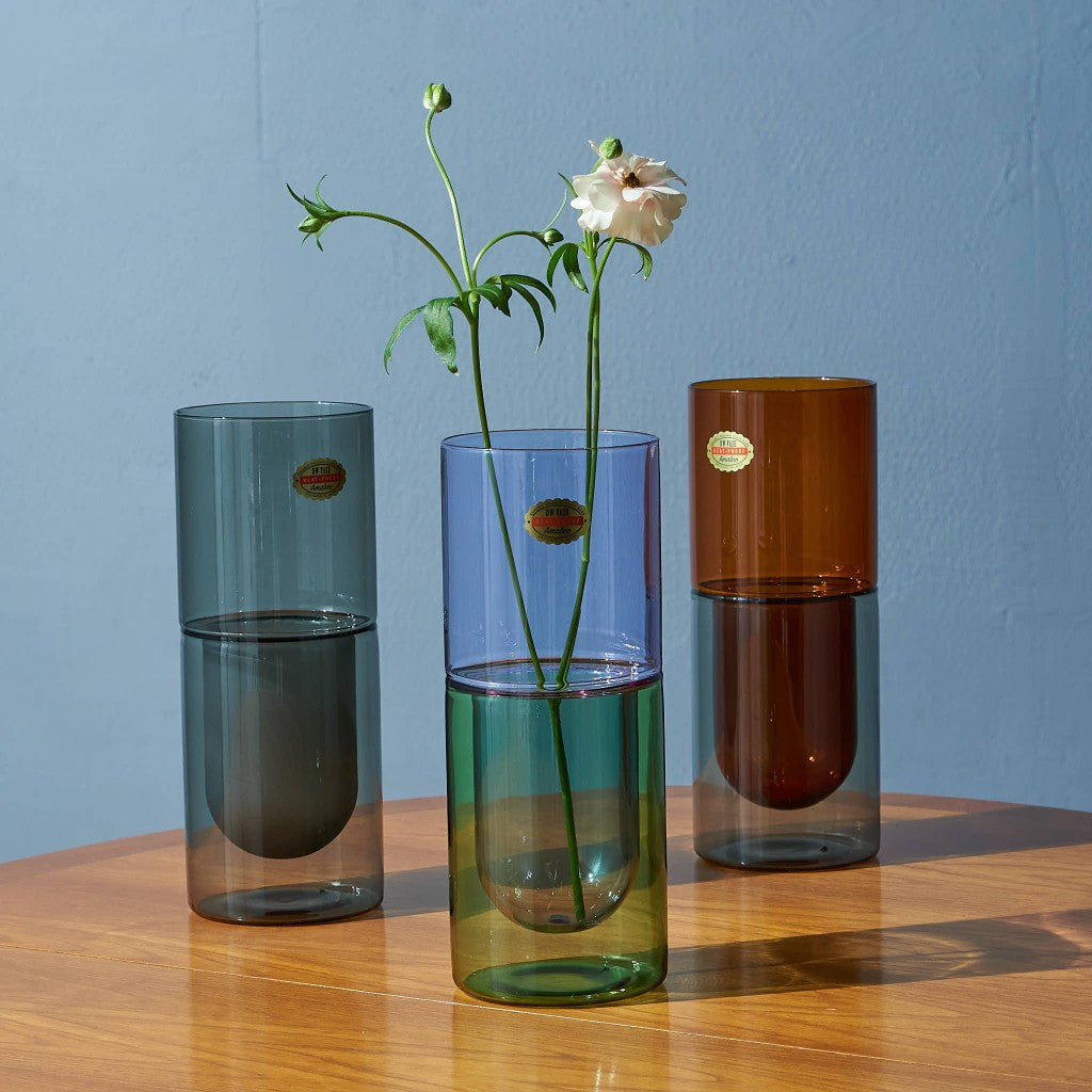 DW VASE Lsize / Purple×Green