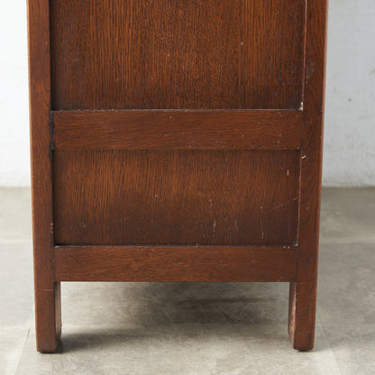[67252] British classic oak blanket box
