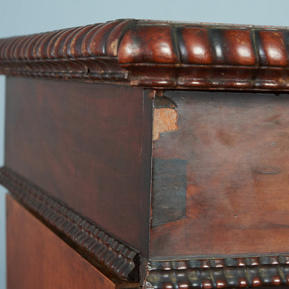 British classic walnut double-sided desk #81816