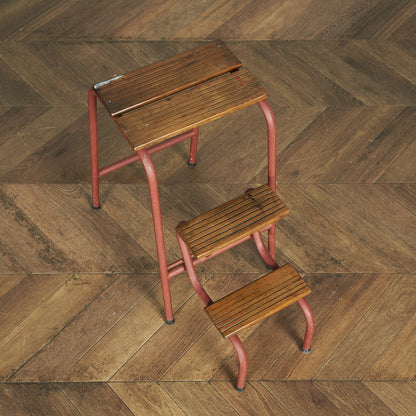 British Vintage Step Stool/Stepping Stool #81717