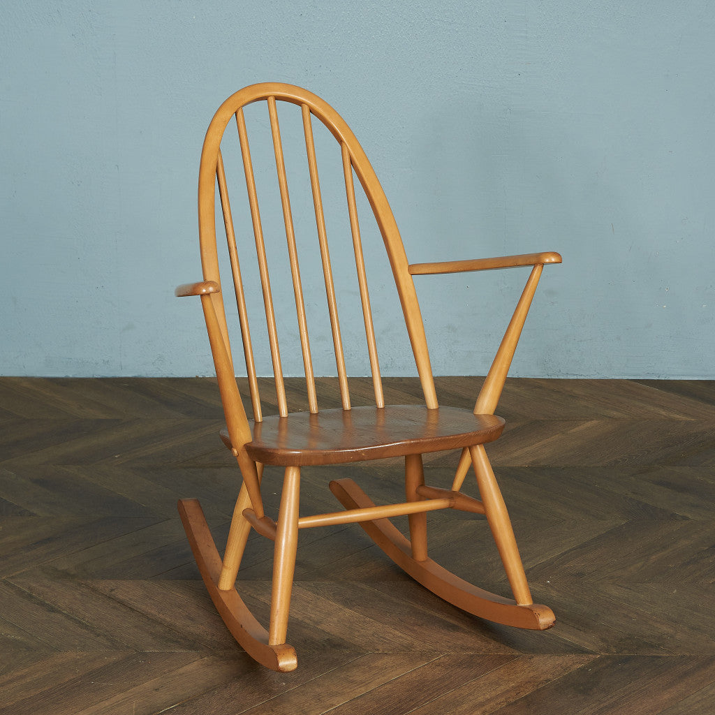 ERCOL Vintage Quaker Rocking Chair / Blue Label #74417