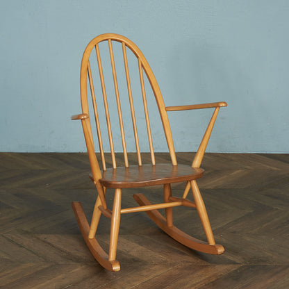 ERCOL Vintage Quaker Rocking Chair / Blue Label #74417
