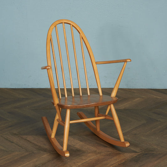 ERCOL Vintage Quaker Rocking Chair / Blue Label #74417