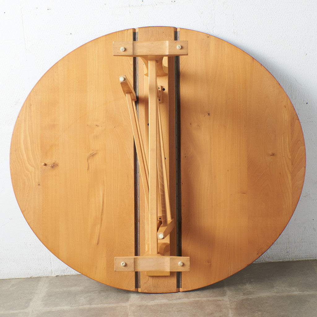オーバル型 ゲートレッグバタフライテーブル