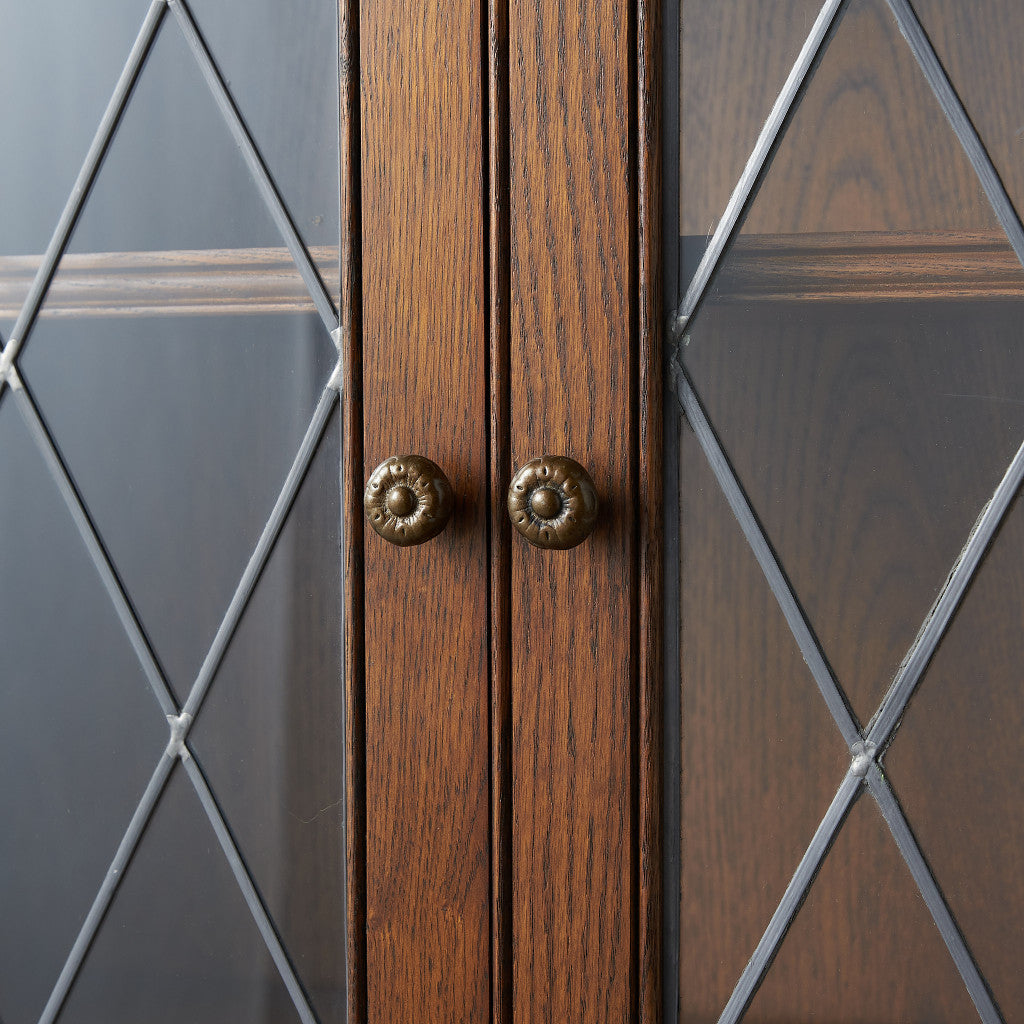 [67403][WOOD BROS]Old Charm Oak Bookcase