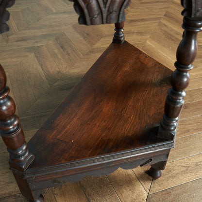 British classic oak side table #80476