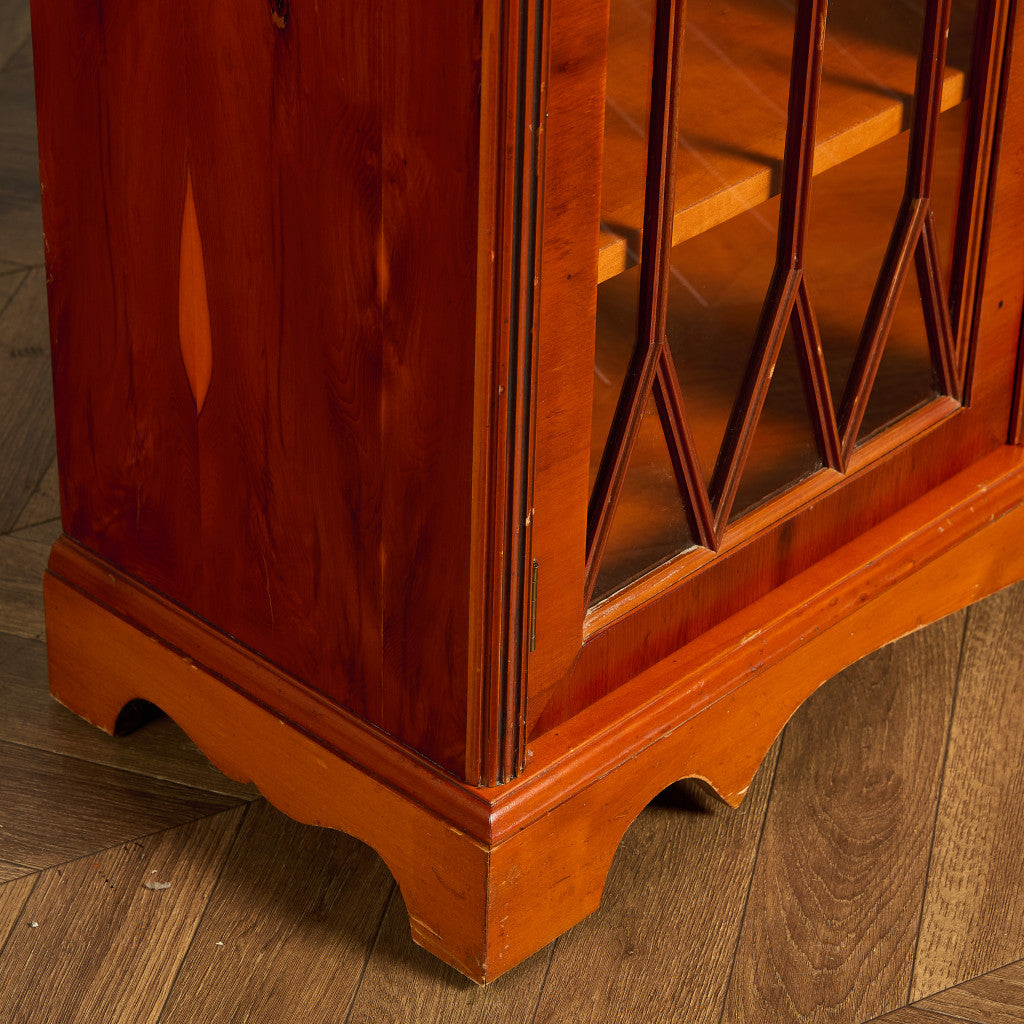 英国 クラシック エドワーディアン 様式 ブックケース 食器棚