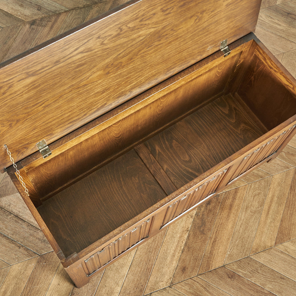 British Classic Oak Blanket Box #80311