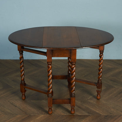 Antique British Drop Leaf Gateleg Table #80313