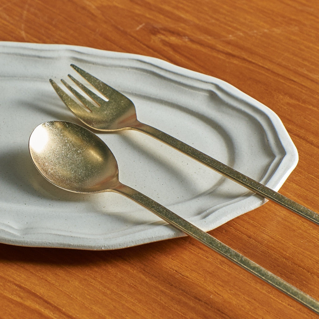 Sukkara and Poku CUTLERY SET / Gold