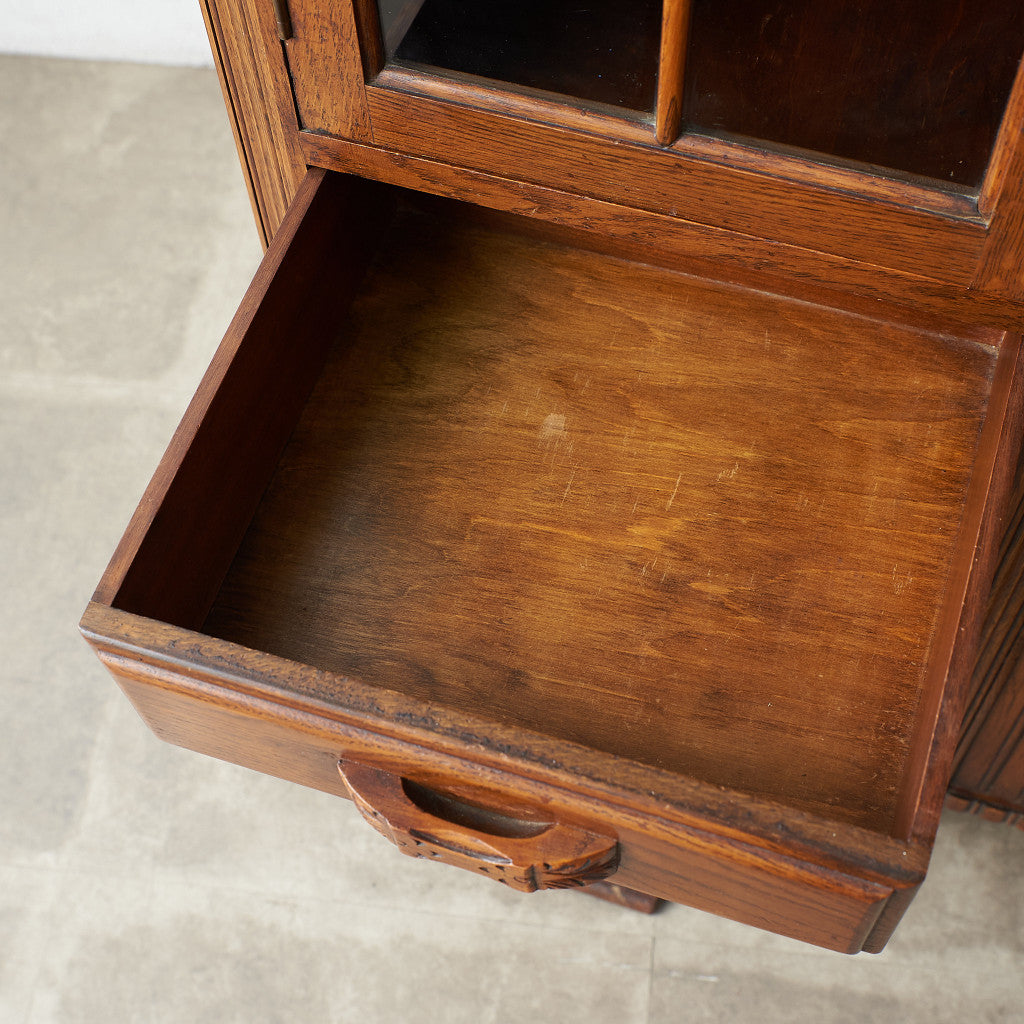 [67250] British classic Art Deco style bookcase