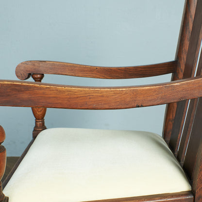 [67205] British classic armchair / seat reupholstered