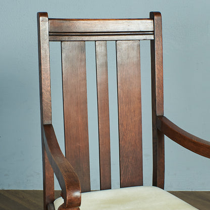 [67205] British classic armchair / seat reupholstered