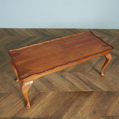 British classic walnut center table #79417