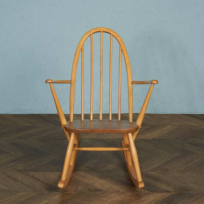ERCOL Vintage Quaker Rocking Chair / Blue Label #74417
