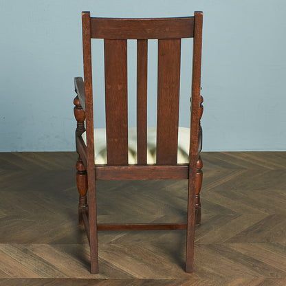 [67205] British classic armchair / seat reupholstered