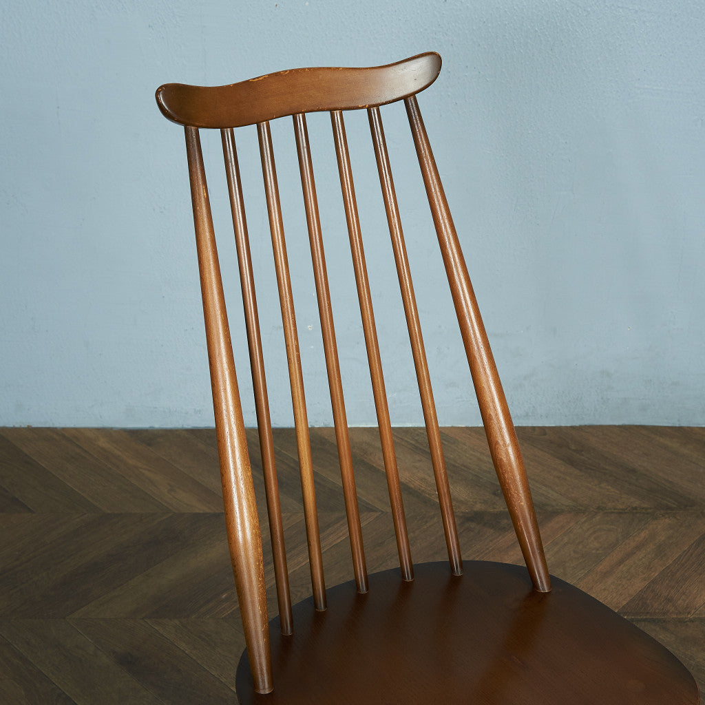 ERCOL Vintage Goldsmith Chair / Round Gold Label #64961