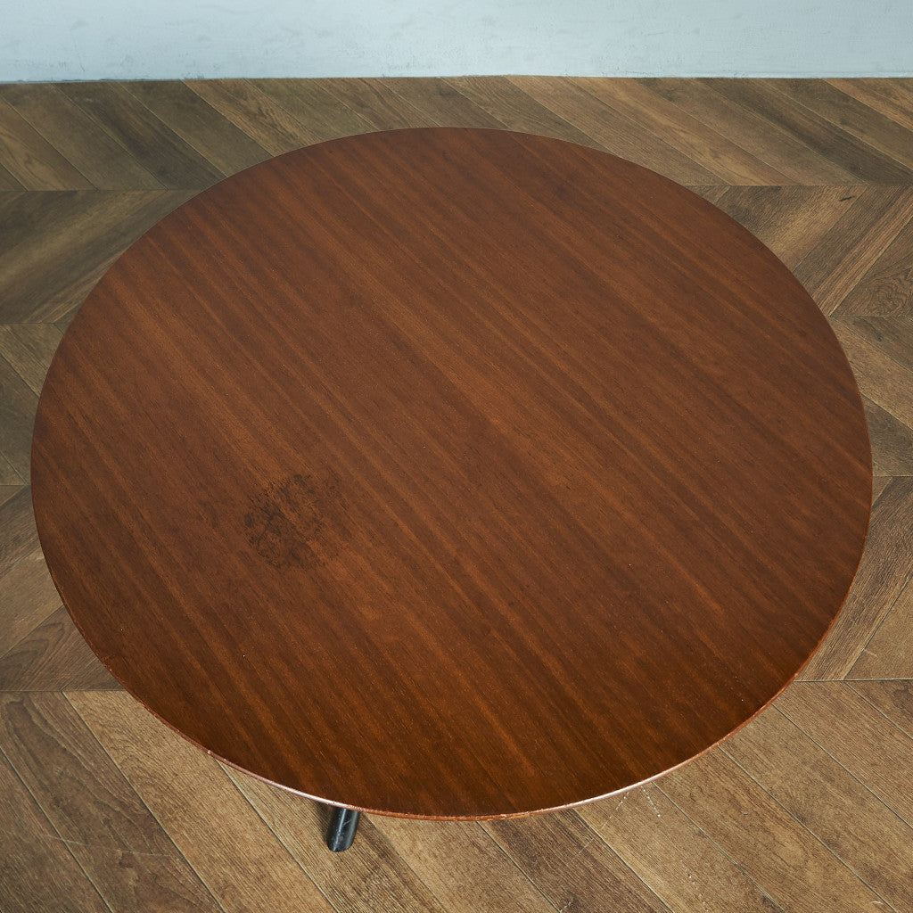 G-PLAN Tola&amp;black round coffee table #80398