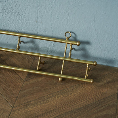 British vintage brass wall hanger #82114