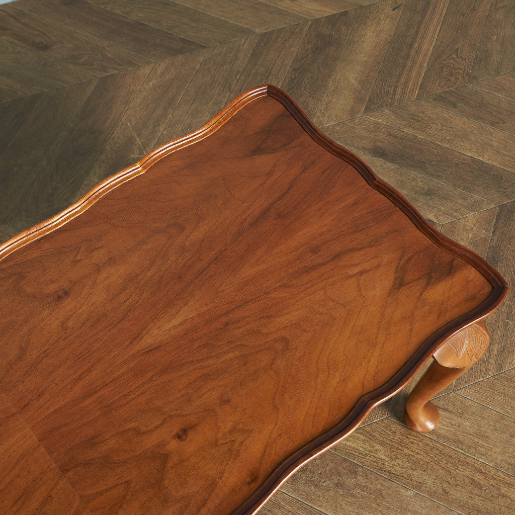 British classic walnut center table #79417